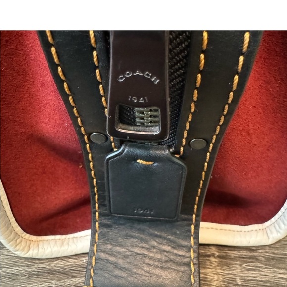 Coach White and Multicolor Leather Bag - Picture 4 of 11